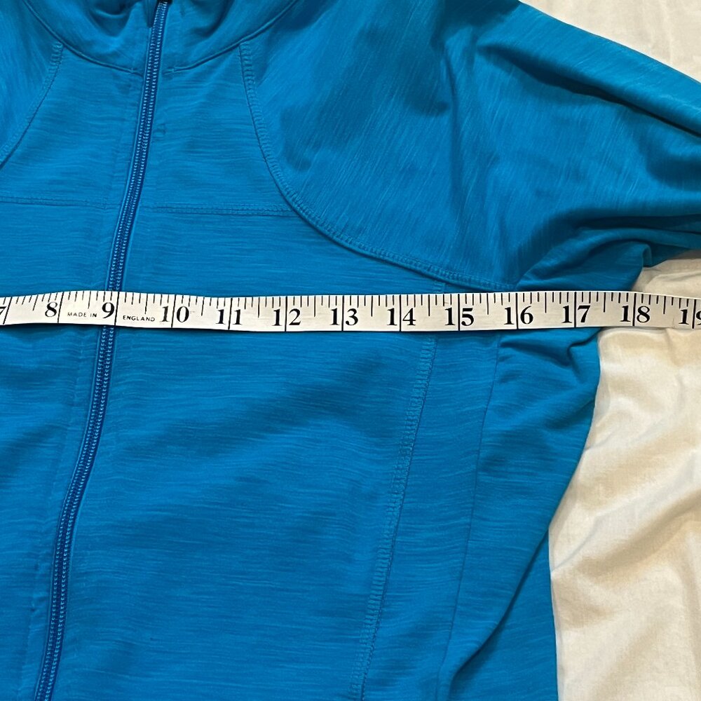 TUFF ATHLETICS Lightweight Zip Up Yoga Jacket Size M Tech Pockets Stretchy - Picture 10 of 10